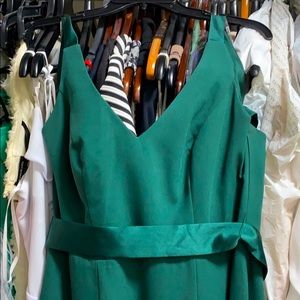 Vera Wang Green Evening Gown